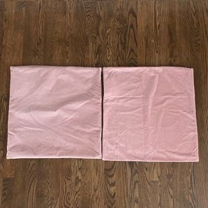 IKEA Pink Pillow Cover SANELA Velvet set of 2